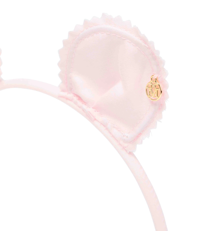 Shop Maison Michel Heidi Cotton Hairband In Pink