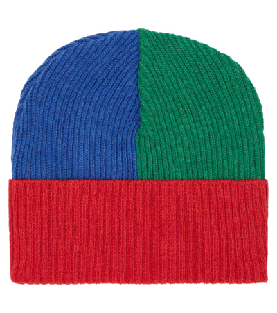 Shop The Animals Observatory Pony Striped Beanie In Red Logo