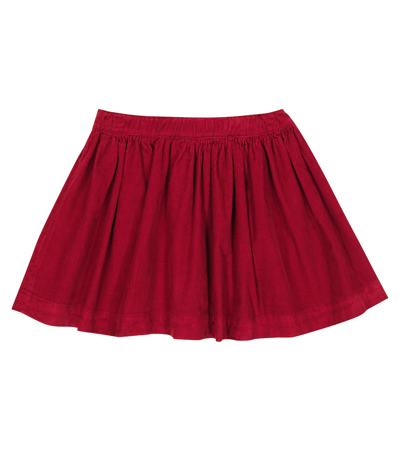 Shop Bonpoint Suzon Corduroy Skirt In Framboise