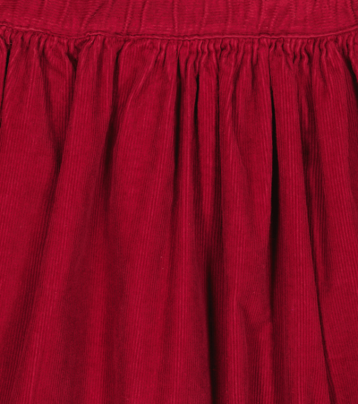 Shop Bonpoint Suzon Corduroy Skirt In Framboise