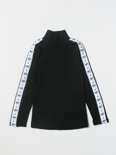 Shop Chiara Ferragni Sweater  Kids Color Black
