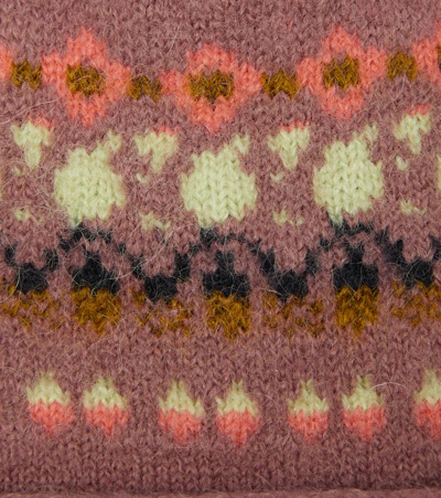 Shop Molo Kate Alpaca Wool-blend Beanie In Velvet Rose