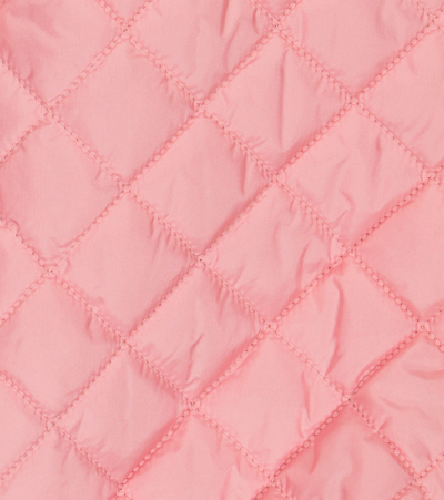 Il Gufo Quilted Padded Skirt In Bubble Pink