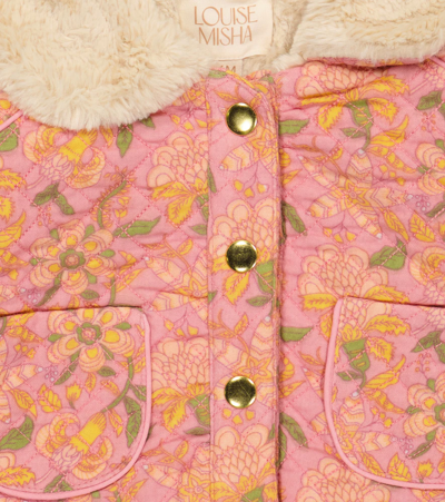 Shop Louise Misha Baby Jasmina Floral Jacket In Sienna Blossomland