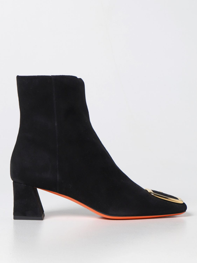 Santoni Woman's Flat Ankle Boots