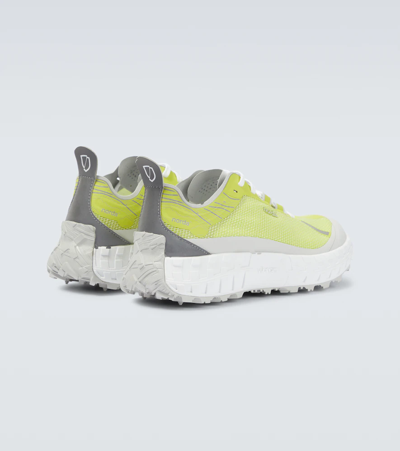 Shop Norda 001 M22 Trail Running Shoes In Suplhur Lime/grey