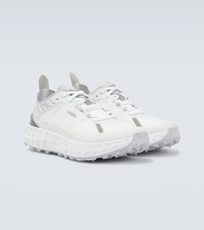 Shop Norda 001 Trail Running Shoes In White/grey