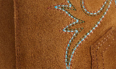 Penelope Chilvers Goldie Embroidered Cowboy Boot In Peat