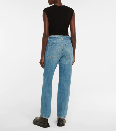 Shop Veronica Beard Rinley High-rise Cropped Jeans In Durango