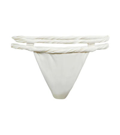 Shop Jacquemus Le Haut Sofio Bikini Bottoms In Beige