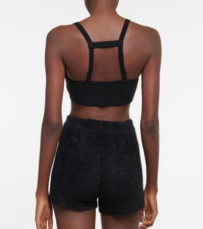 Shop Jacquemus Le Short Neve Shorts In Black