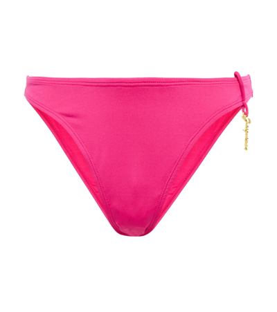 Shop Jacquemus Le Bas Signature Bikini Bottoms In Pink
