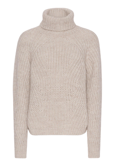 Shop Birgitte Herskind Henny Knit Turtleneck In White