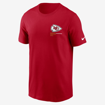 Shop Nike Men's Team Incline (nfl Kansas City Chiefs) T-shirt In Red