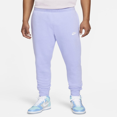 Shop Nike Men's  Sportswear Club Fleece Jogger Pants In Purple