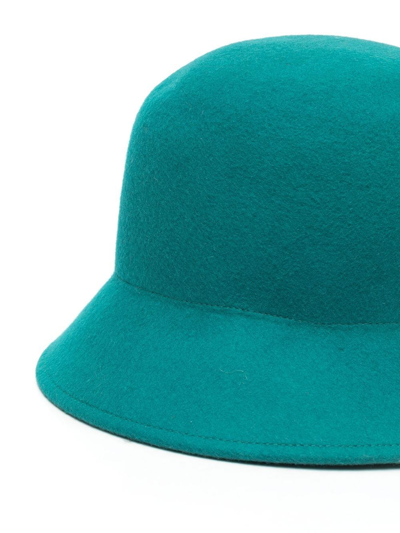 Shop Nina Ricci Curved-peak Sun Hat In Blue