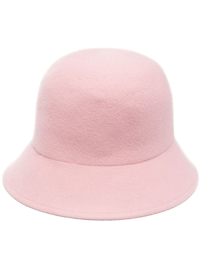 Shop Nina Ricci Curved-peak Design Sun Hat In Pink