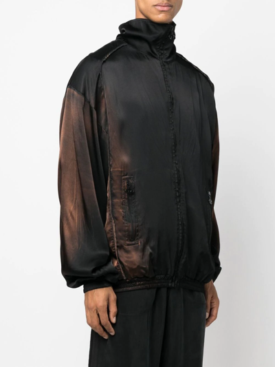 Shop Diesel J-telly High-neck Bomber-jacket In Black
