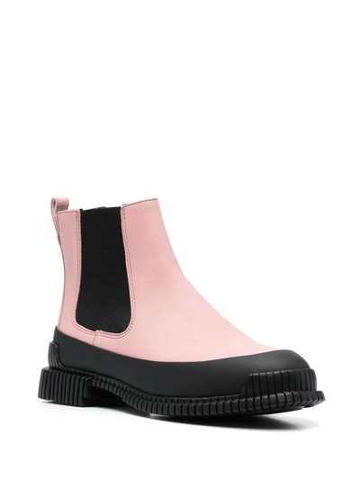 Shop Camper Slip-on Ankle Boots In Pink