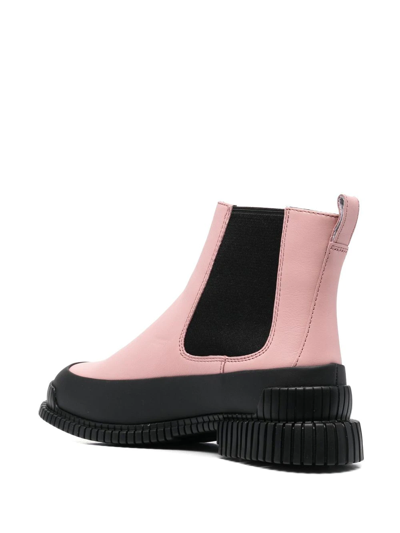 Shop Camper Slip-on Ankle Boots In Pink