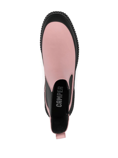 Camper Slip-on Ankle Boots In Pink