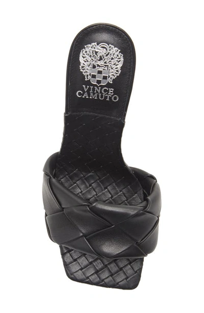 Shop Vince Camuto Brelanie Braided Strap Sandal In Black