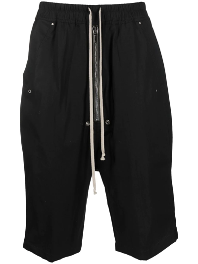 Shop Rick Owens Bela Track Shorts In Black