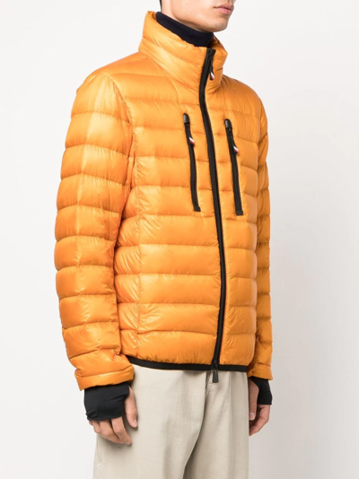 Shop Moncler Hers Padded Jacket In Gelb