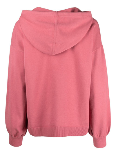 Shop Tommy Hilfiger Drawstring Pullover Hoodie In Rosa