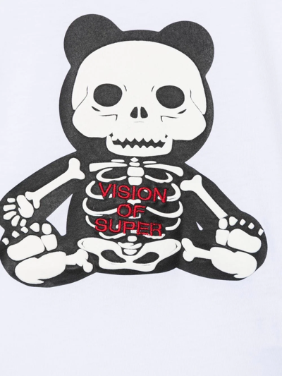 Vision Of Super Graphic-print T-shirt In Weiss