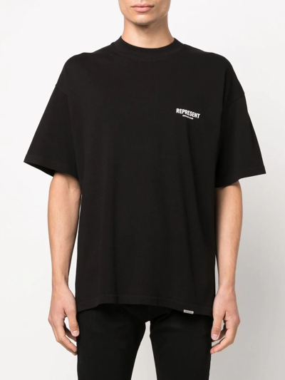 Shop Represent Owners Club Oversize T-shirt In Schwarz