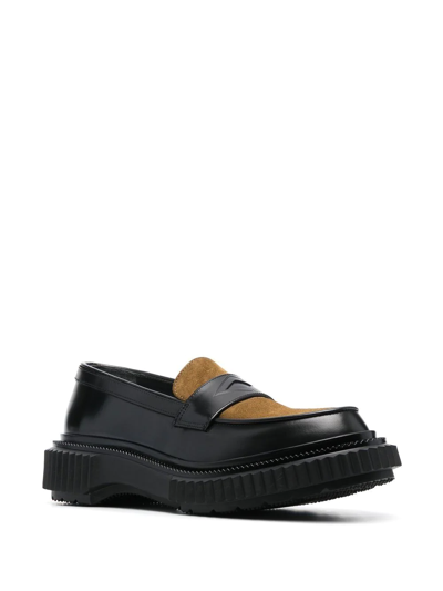 Shop Adieu Type 182 Leather Loafers In Braun