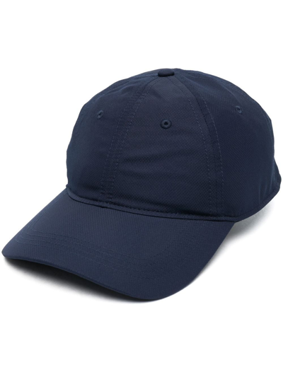 Shop Lacoste Solid-colour Baseball Cap In Blau
