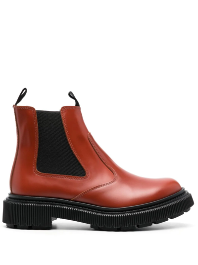 Shop Adieu Type 156 Ankle Boots In Braun