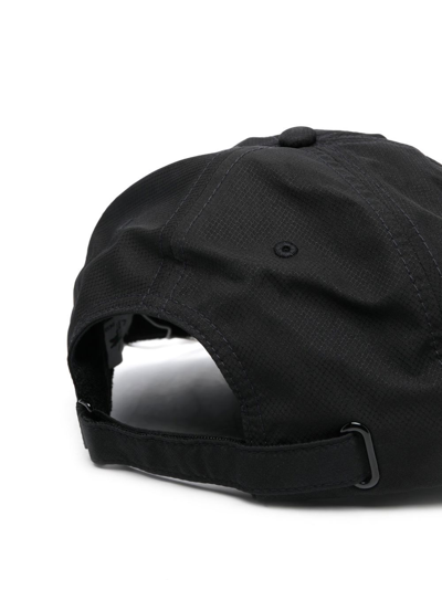 Shop Lacoste Solid-colour Baseball Cap In Schwarz