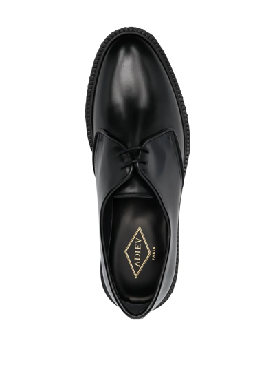 Shop Adieu Type 1 Leather Shoes In Schwarz