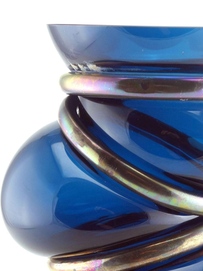 Shop Vanessa Mitrani Chain Ring Asymmetric Vase In Blau