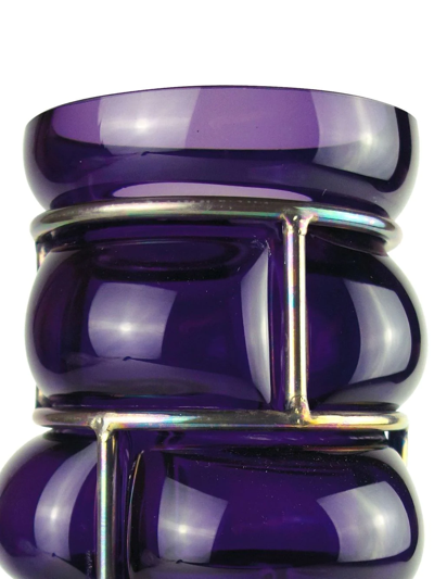 Shop Vanessa Mitrani Brick Glass Vase In Violett