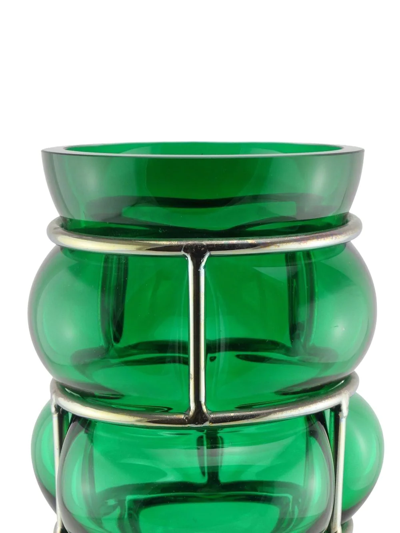 Shop Vanessa Mitrani Brick Glass Vase In Grün
