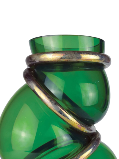 Shop Vanessa Mitrani Chain Ring Asymmetric Vase In Grün