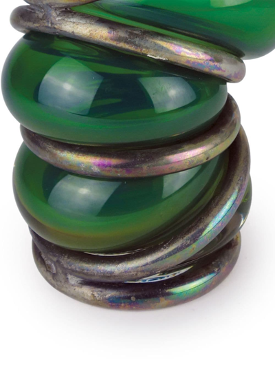Vanessa Mitrani Chain Ring Asymmetric Vase In Grün