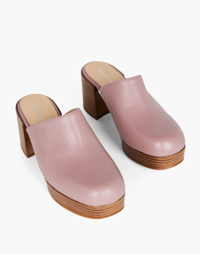 Shop Mw Intentionally Blank Facts Clogs In Lilac