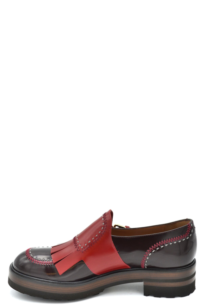 Shop Fratelli Rossetti Moccasins In Burgundy