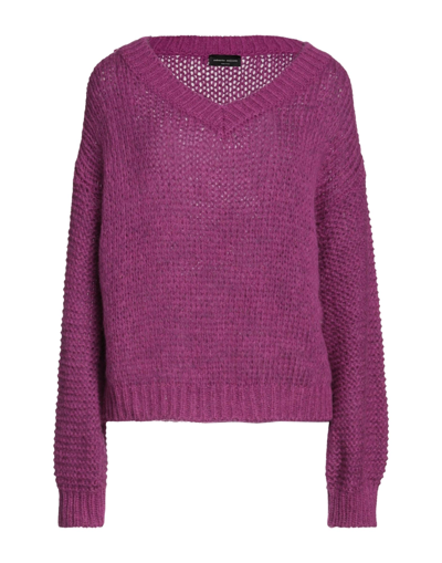 Shop Roberto Collina Sweaters In Mauve