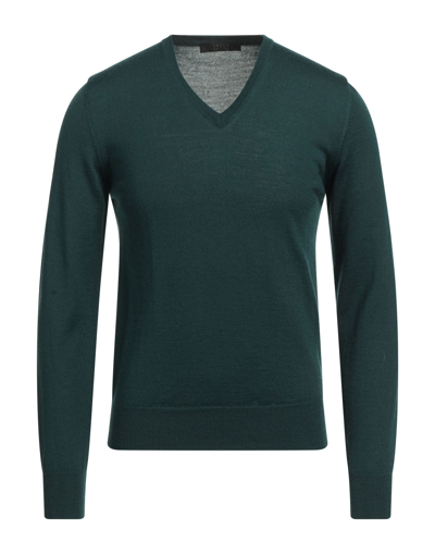 Shop Vneck Sweaters In Dark Green