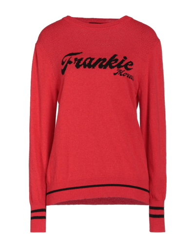 Shop Frankie Morello Woman Sweater Red Size L Viscose, Merino Wool, Polyamide, Cashmere