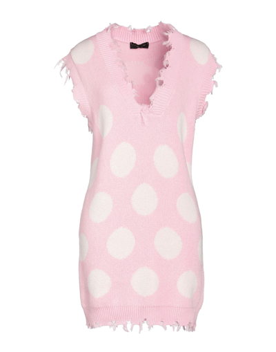 Shop Angela Mele Milano Woman Sweater Pink Size Onesize Acrylic, Cotton