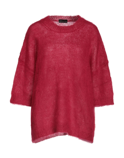 Shop Roberto Collina Woman Sweater Garnet Size Xs Mohair Wool, Nylon, Wool In Red