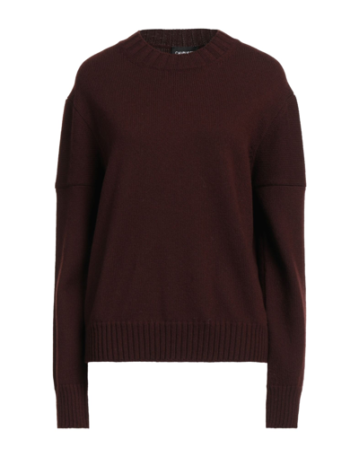 Shop Calvin Klein 205w39nyc Sweaters In Cocoa