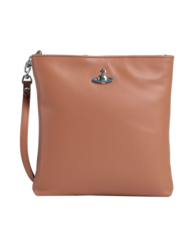 Shop Vivienne Westwood Handbags In Tan